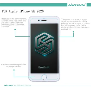ıphone SE 2022 için Cam NİLLKİN İnanılmaz H/H + Pro Anti-patlama 9H Temperli Cam Ekran Koruyucu için Apple iPhone SE 2020