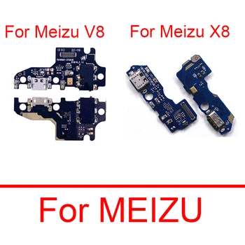 Şarj portu Kurulu Meizu V8 Şarj Cihazı USB Jack Kurulu İçin Mikrofon İle Meizu X8 M852Q Yedek Parçalar